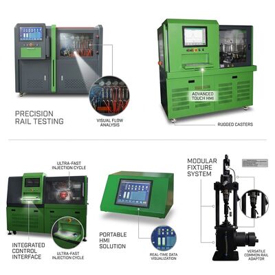 CRP-IoT Smart Connected Common Rail Pump Test Bench z silnikiem o mocy 11 kW Ciśnienie 2500 barów i zdalnym monitorowaniem WiFi