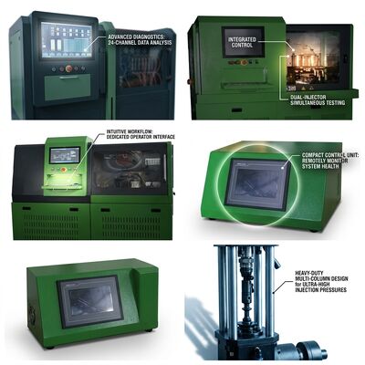 CRP-Compact Portable Common Rail Pump Test Bench z ciśnieniem 1800 barów, silnikiem jednofazowym 220V o mocy 3 kW i 85 kg mobilnej konstrukcji